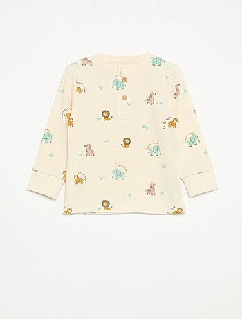 Pyjama 2 pièces - T-shirt à manches longues + pantalon