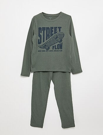 Pyjama 2 pièces - T-shirt à manches longues + pantalon