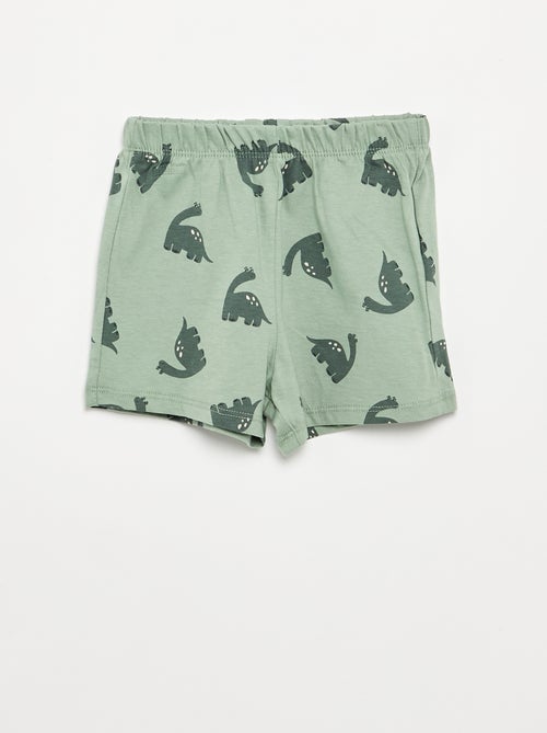 Pyjama 2 pièces - T-shirt + short - Kiabi