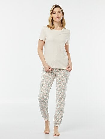 Pyjama 2 pièces - tee-shirt + pantalon imprimé