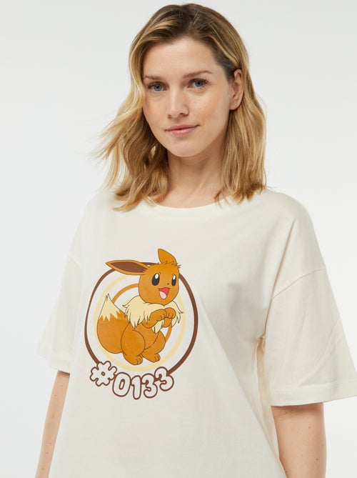 Pyjama 2 pièces - tee-shirt + short 'Evoli' - Kiabi