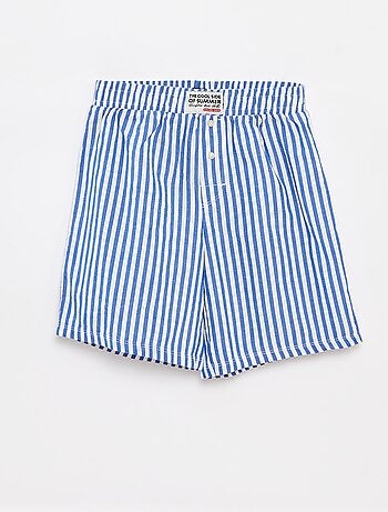 Pyjama 2 pièces - tee-shirt + short rayé