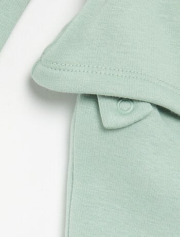 Pyjama 2 pièces aspect velours
