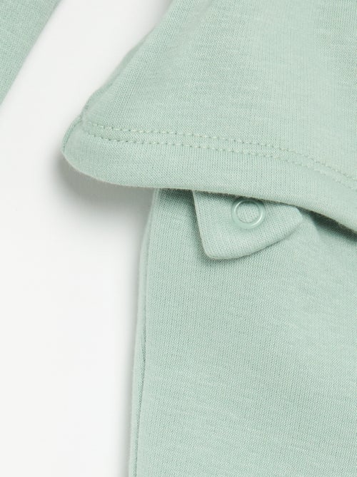 Pyjama 2 pièces aspect velours - Kiabi