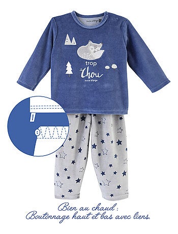 PYJAMA 2 PIECES BLEU MODELE BERNARDO