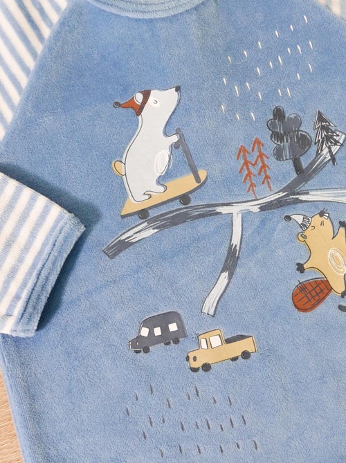 Pyjama 2 Pièces 'castor & Cie' 'doo&bo' - Kiabi