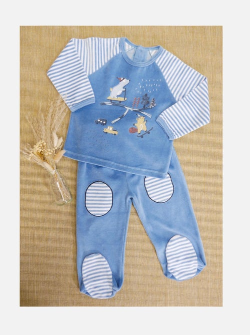 Pyjama 2 Pièces 'castor & Cie' 'doo&bo' - Kiabi