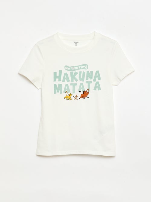 Pyjama 2 pièces 'Disney' short + T-shirt - Kiabi