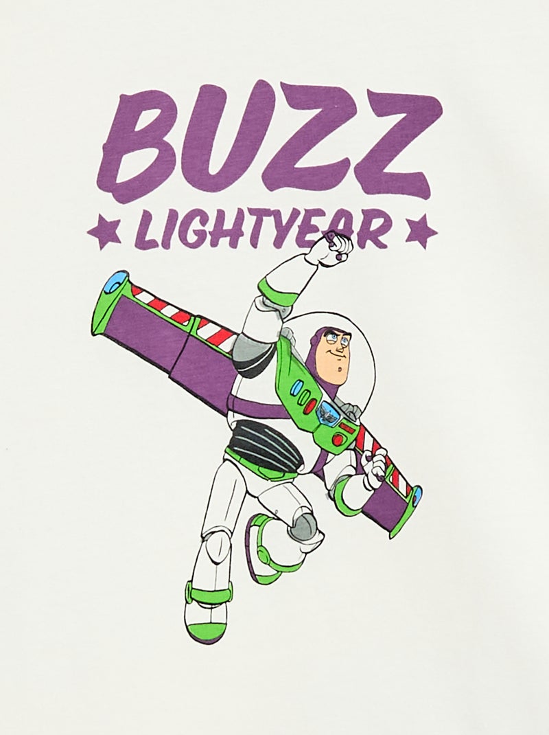 Pyjama 2 pièces 'Disney' 'Toy Story' short + T-shirt Blanc - Kiabi