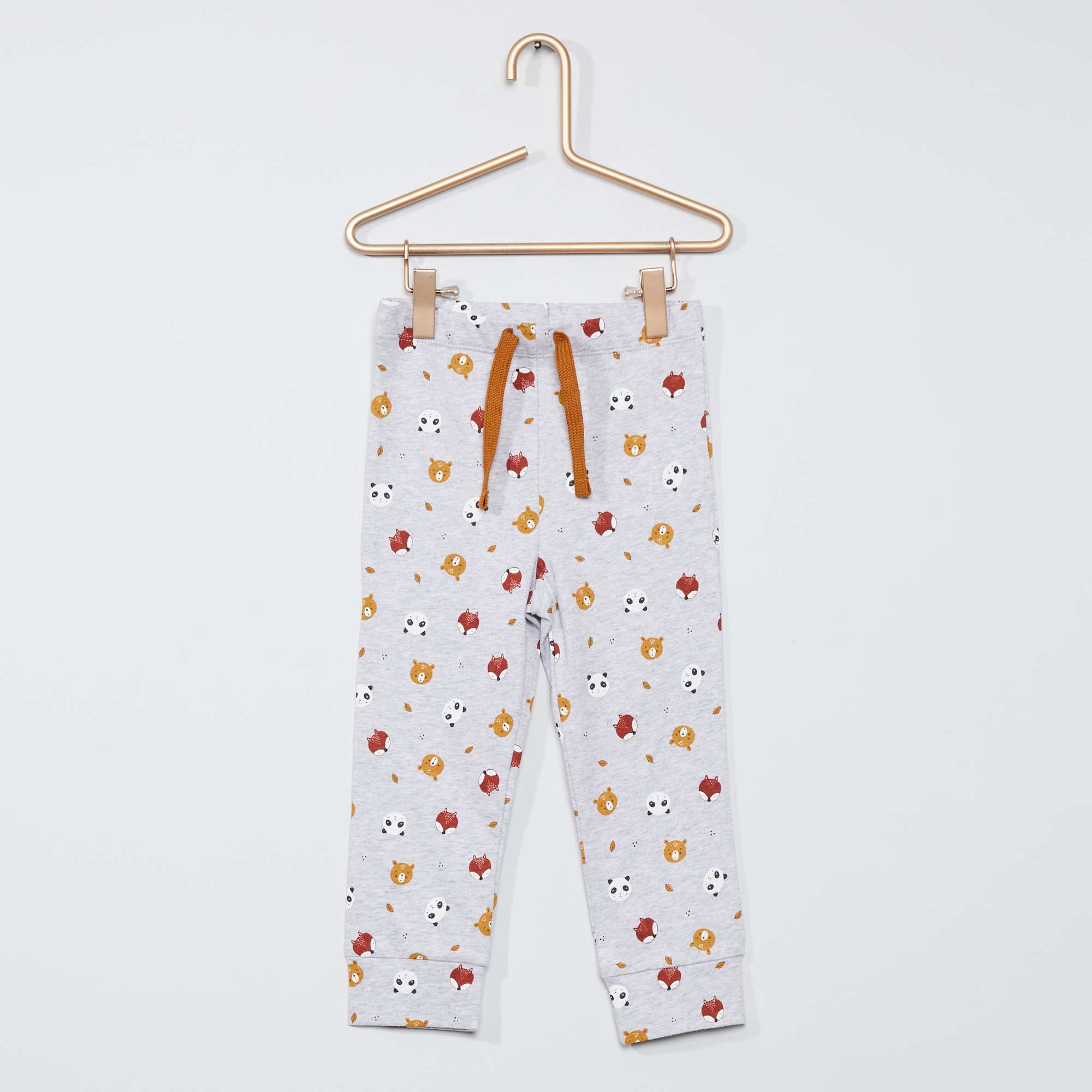 Pyjama 2 pièces écoconçu bébé garçon blanc/gris Kiabi 10,00€