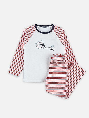 Pyjama 2 pièces en éponge - Kiabi