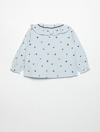 Pyjama 2 pièces en flanelle - Haut boutonné + pantalon