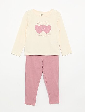Pyjama 2 pièces en jersey