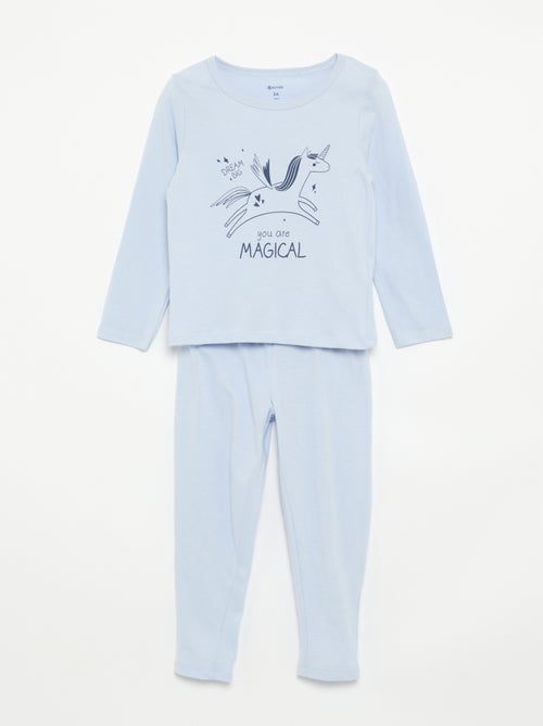 Pyjama 2 pièces en jersey - Kiabi