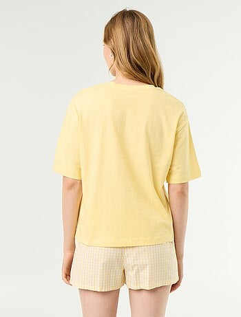 Pyjama 2 pièces en jersey de coton - T-shirt + short