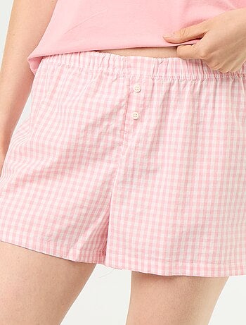 Pyjama 2 pièces en jersey de coton - T-shirt + short