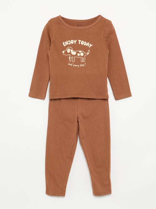 Pyjama 2 pièces en jersey - Kiabi