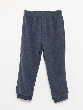 Pyjama 2 pièces en maille gaufrée- Sweat + pantalon