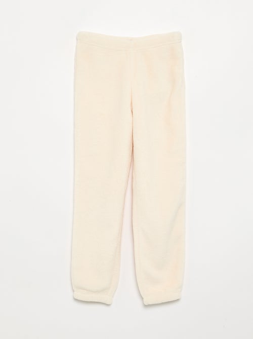 Pyjama 2 pièces en polaire corail - Sweat + pantalon - Kiabi Pyjama 2 pièces en polaire corail - Sweat + pantalon - Kiabi
