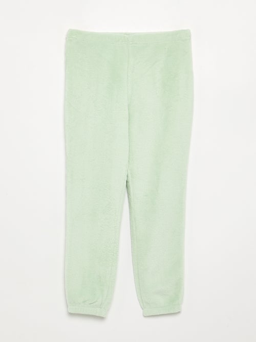 Pyjama 2 pièces en polaire corail - Sweat + pantalon - Kiabi Pyjama 2 pièces en polaire corail - Sweat + pantalon - Kiabi