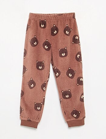 Pyjama 2 pièces en polaire