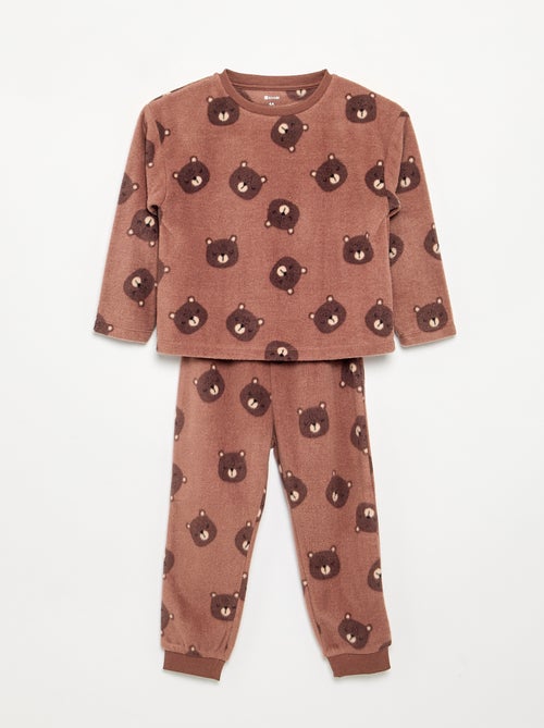 Pyjama 2 pièces en polaire - Kiabi Pyjama 2 pièces en polaire - Kiabi