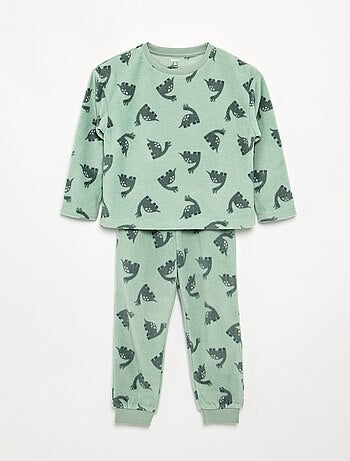 Pyjama 2 pièces en polaire