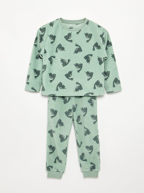 Pyjama 2 pièces en polaire - Kiabi Pyjama 2 pièces en polaire - Kiabi