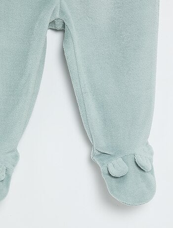 Pyjama 2 pièces en velours