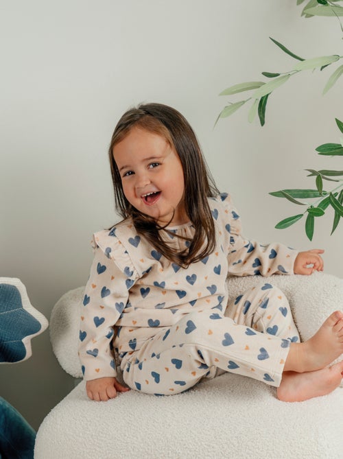 Pyjama 2 pièces en velours, Noukie's - Kiabi