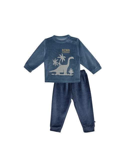 Pyjama 2 pieces en velours rase Prijan - Kiabi