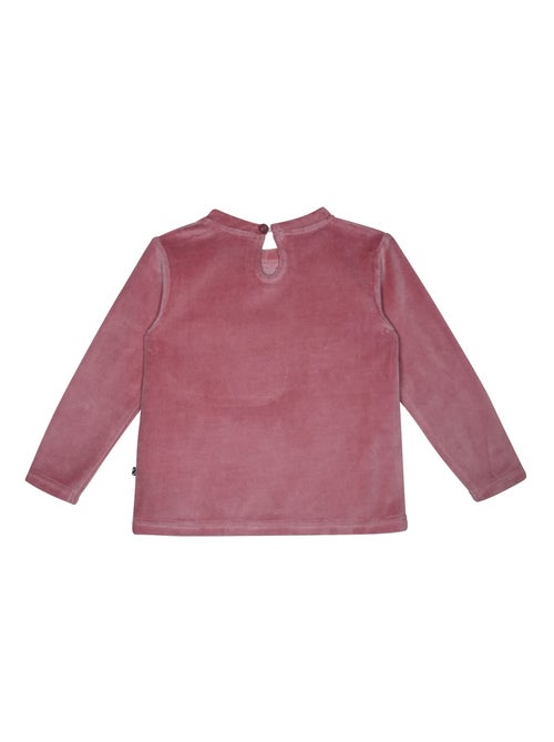 Pyjama 2 pieces en velours rase Prunelle - Kiabi