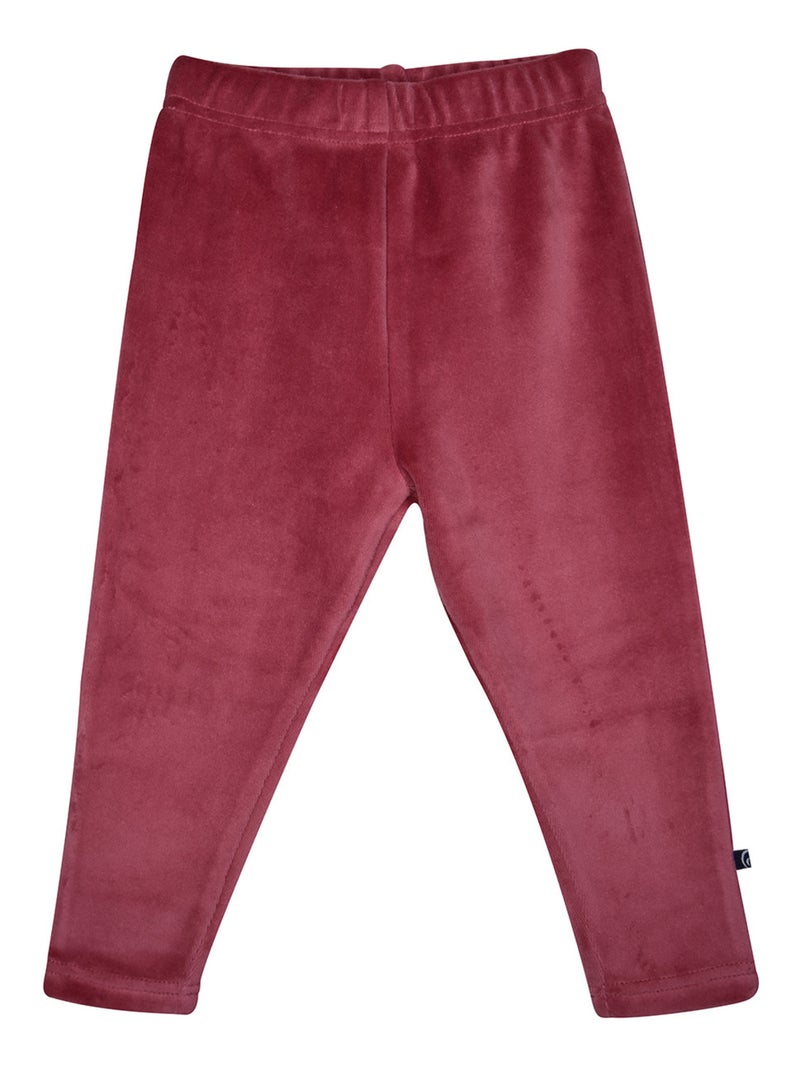 Pyjama 2 pieces en velours rase Prunelle Rose - Kiabi