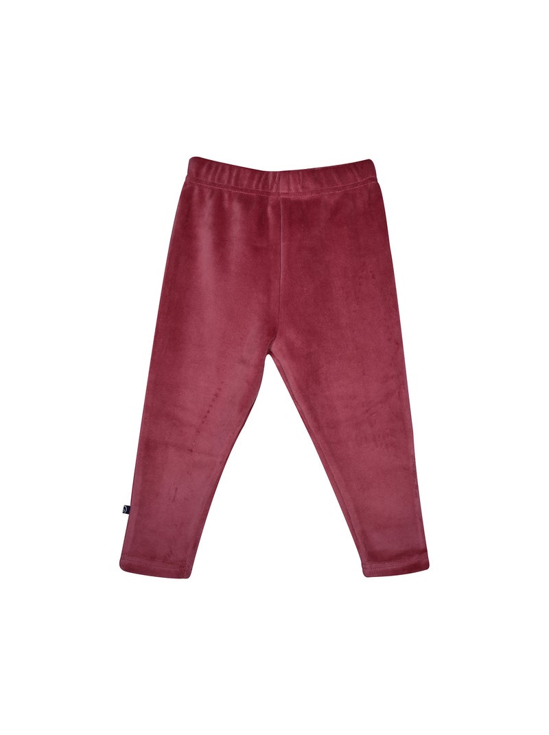 Pyjama 2 pieces en velours rase Prunelle Rose - Kiabi