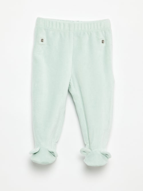 Pyjama 2 pièces en velours - Kiabi