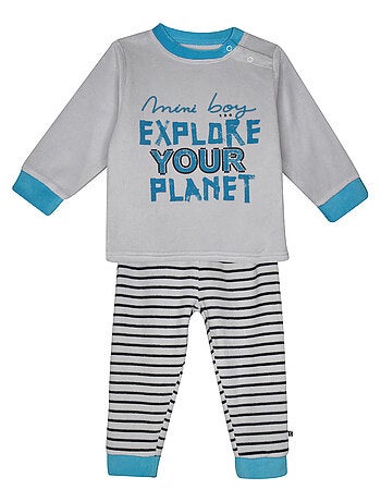 PYJAMA 2 PIECES ENFANT FILOU VELOURS RASE