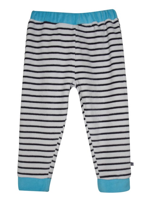PYJAMA 2 PIECES ENFANT FILOU VELOURS RASE - Kiabi