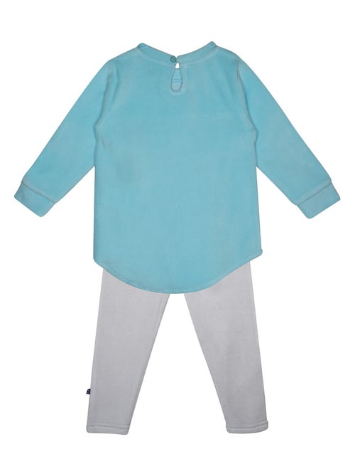 PYJAMA 2 PIECES ENFANT FLOCK VELOURS RASE - Kiabi