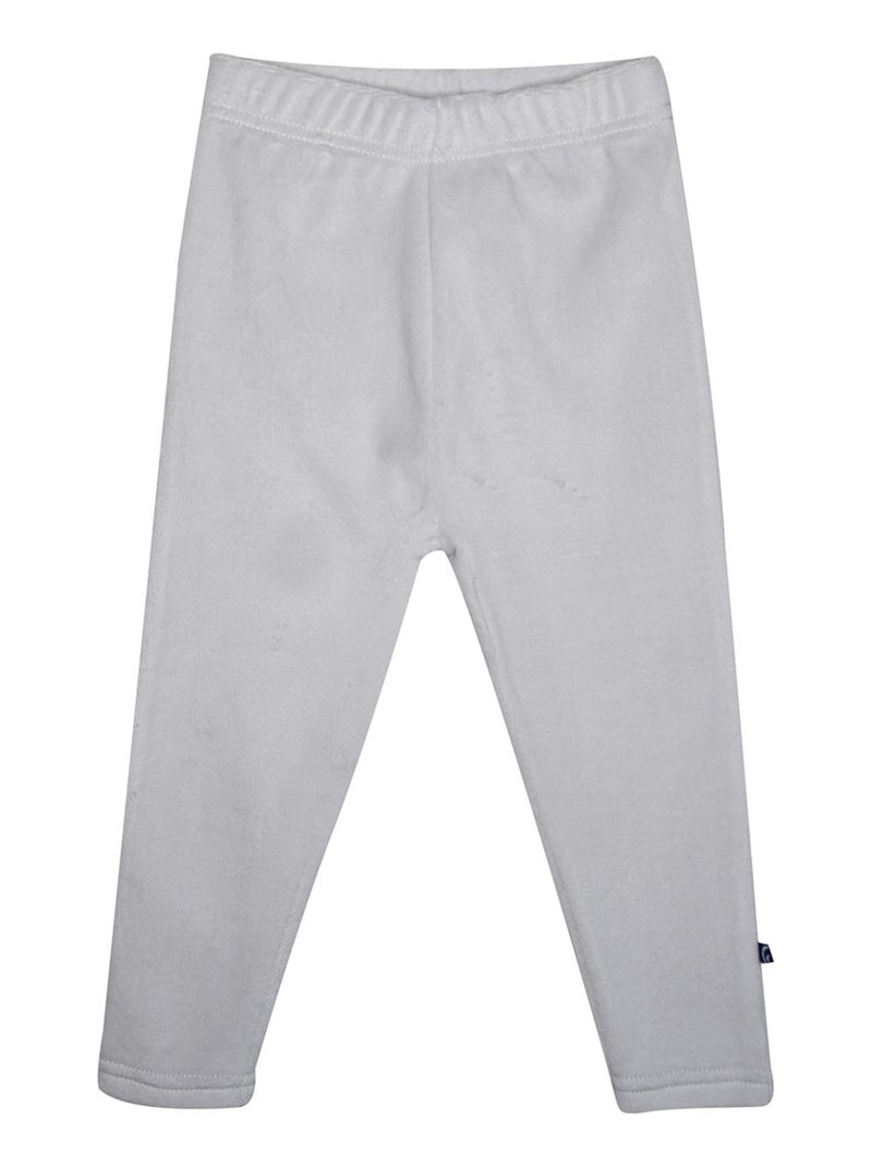 PYJAMA 2 PIECES ENFANT FLOCK VELOURS RASE Bleu - Kiabi