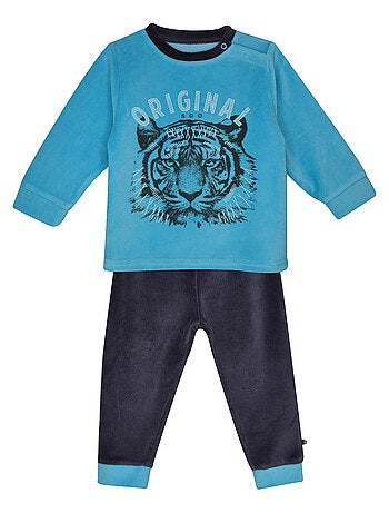PYJAMA 2 PIECES FALCON VELOURS RASE ENFANT