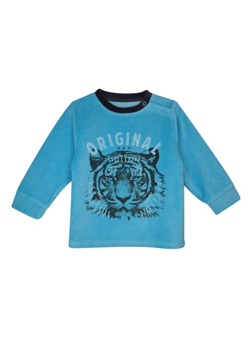 PYJAMA 2 PIECES FALCON VELOURS RASE ENFANT - Kiabi PYJAMA 2 PIECES FALCON VELOURS RASE ENFANT - Kiabi