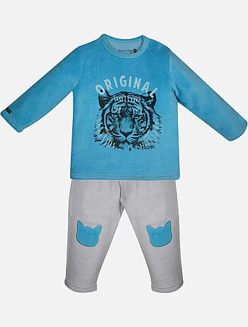 PYJAMA 2 PIECES FAON VELOURS RASE