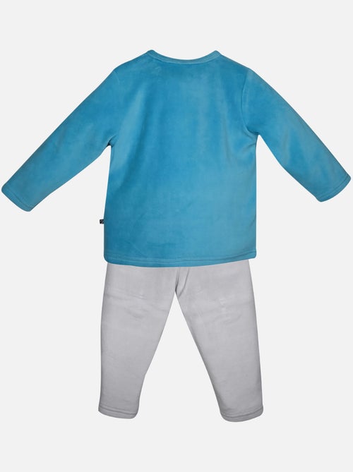 PYJAMA 2 PIECES FAON VELOURS RASE - Kiabi
