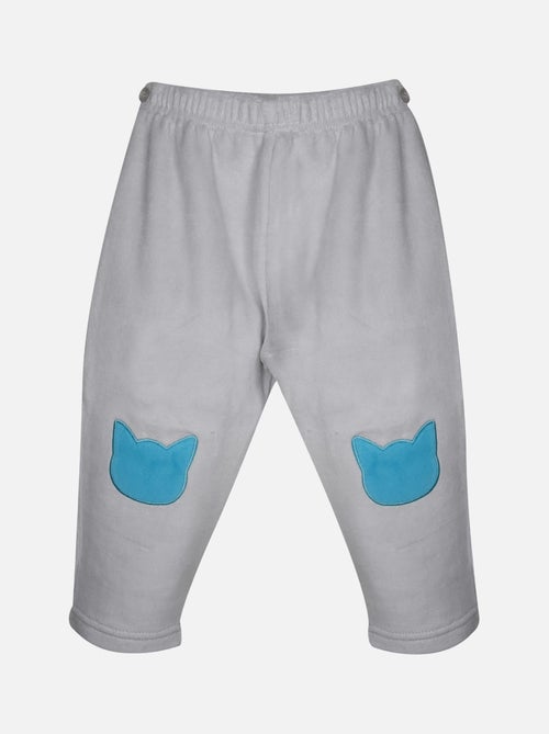PYJAMA 2 PIECES FAON VELOURS RASE - Kiabi
