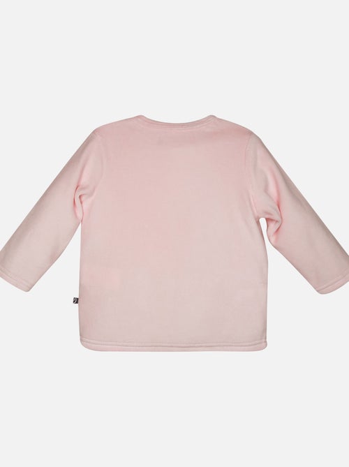 PYJAMA 2 PIECES FIGUE VELOURS RASE - Kiabi
