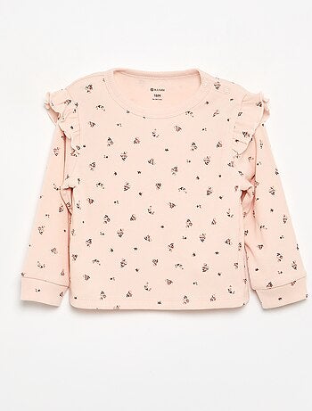 Pyjama 2 pièces imprimé en rib