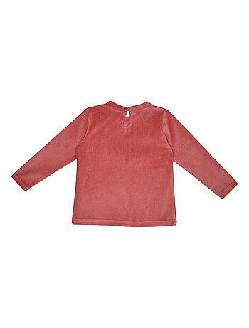 PYJAMA 2 PIECES JOANNIE VELOURS RASE ENFANT