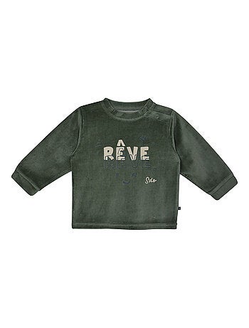 PYJAMA 2 PIECES JONAS VELOURS RASE ENFANT