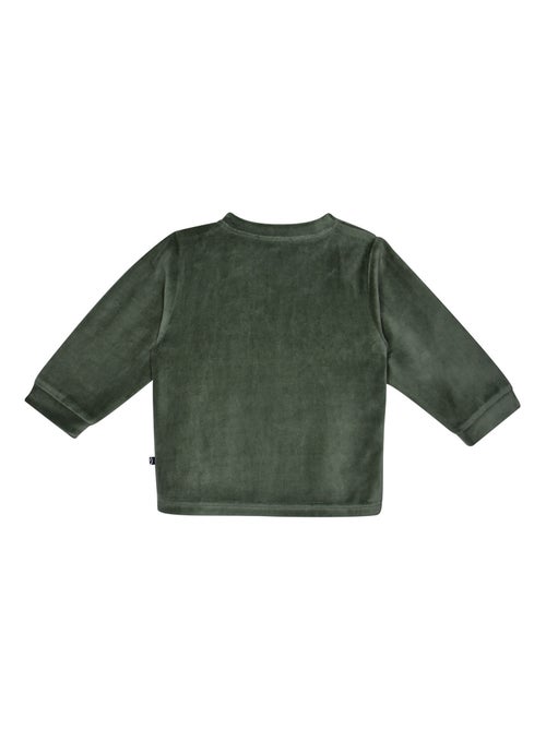 PYJAMA 2 PIECES JONAS VELOURS RASE ENFANT - Kiabi