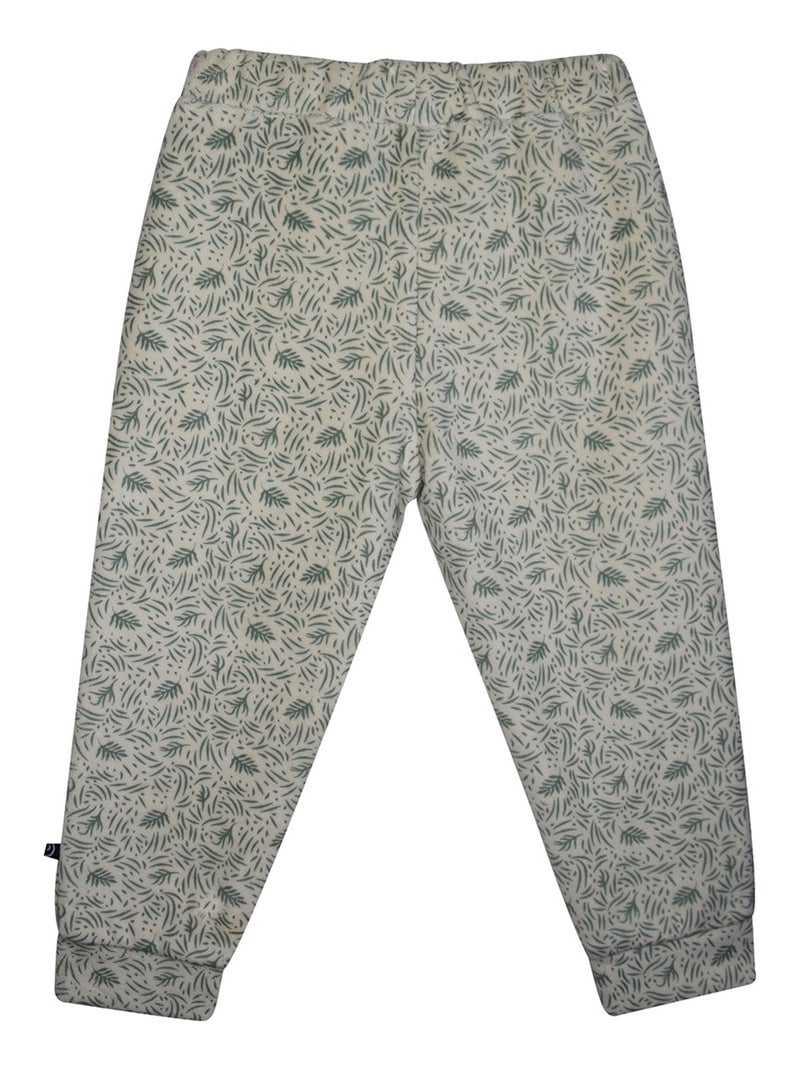 PYJAMA 2 PIECES JONAS VELOURS RASE ENFANT Vert - Kiabi